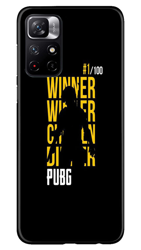 Pubg Winner Winner Mobile Back Case for Poco M4 Pro 5G (Design - 146) Pubg Winner Winner Case for Poco M4 Pro 5G (Design - 146)