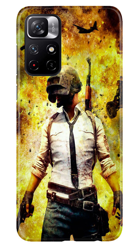 Pubg Mobile Back Case for Poco M4 Pro 5G (Design 149)