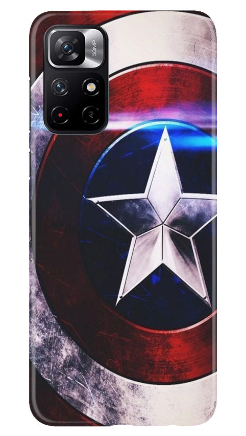 Captain America Mobile Back Case for Poco M4 Pro 5G (Design - 249) Captain America Case for Poco M4 Pro 5G (Design No. 218)