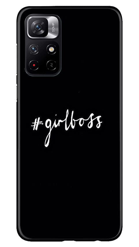 Like a Girl Boss Mobile Back Case for Poco M4 Pro 5G (Design - 234) Like a Girl Boss Case for Poco M4 Pro 5G (Design No. 234)