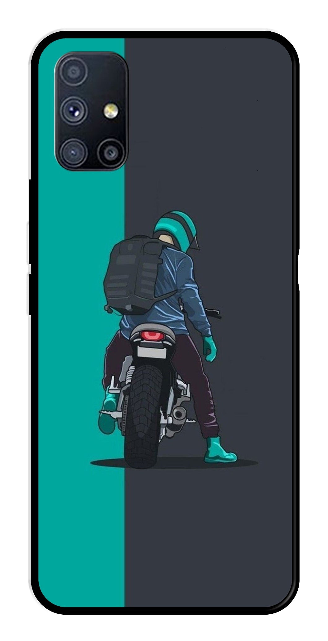 Bike Lover Metal Mobile Case for Samsung Galaxy F22 5G Bike Lover Metal Mobile Case for Samsung Galaxy F22 5G (Design No -05)
