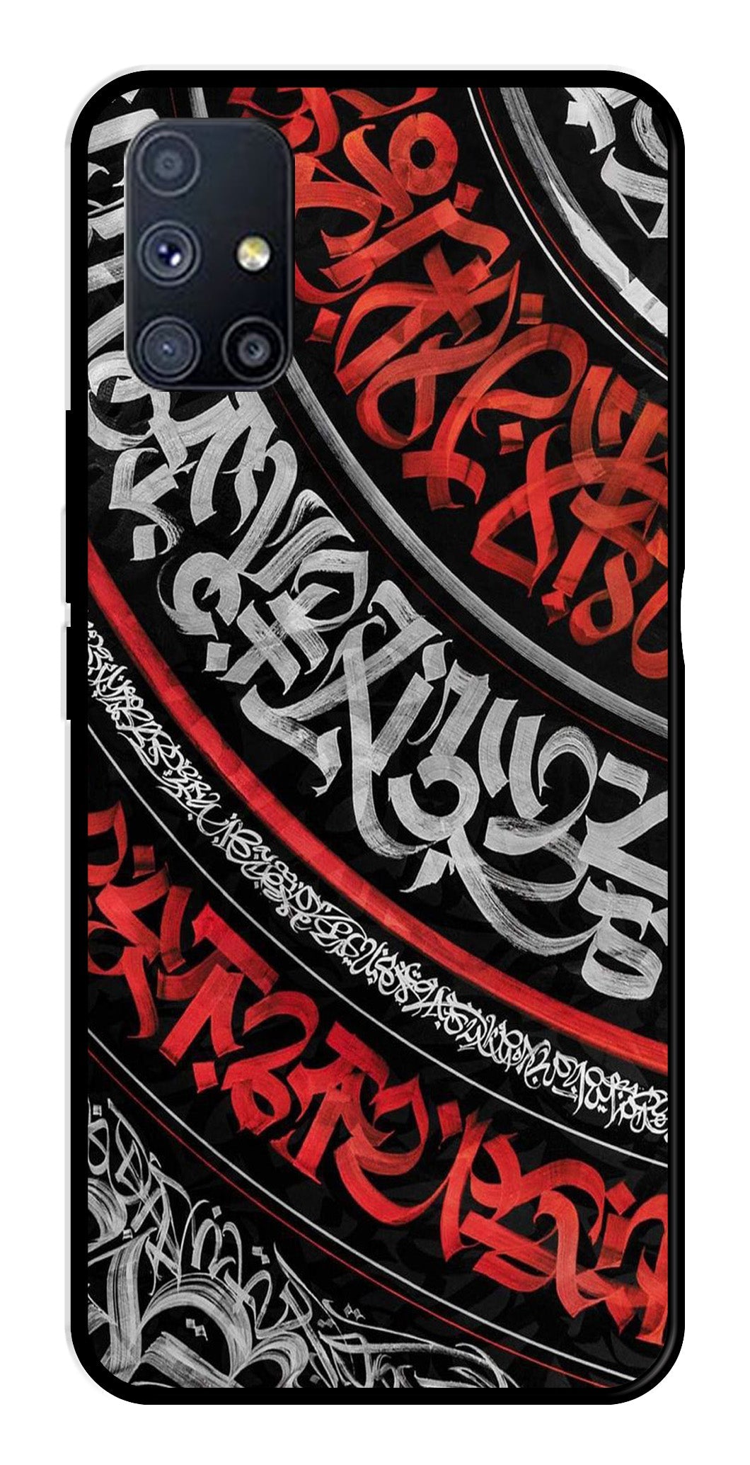 Qalander Art Metal Mobile Case for Samsung Galaxy A71 (Design No -49)