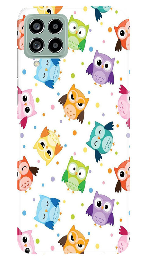 Owl Baground Pattern shore Mobile Back Case for Samsung Galaxy M53 5G (Design - 13) Owl Baground Pattern shore Case for Samsung Galaxy M53 5G