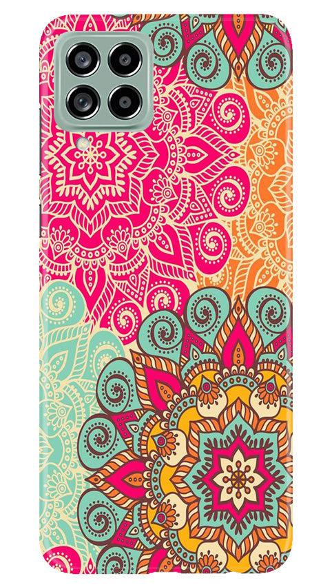 Rangoli art2 Mobile Back Case for Samsung Galaxy M53 5G (Design - 29) Rangoli art2 Case for Samsung Galaxy M53 5G