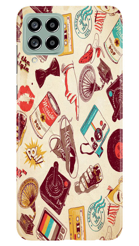 Vintage Mobile Back Case for Samsung Galaxy M53 5G (Design - 35) Vintage Case for Samsung Galaxy M53 5G
