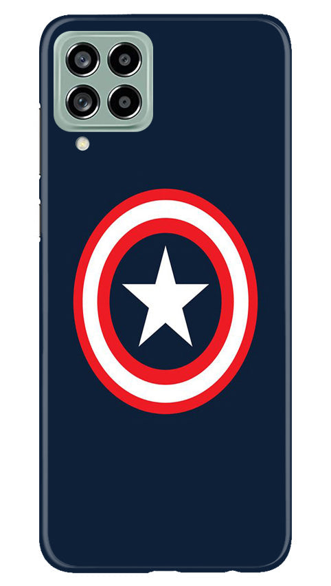 Captain America Mobile Back Case for Samsung Galaxy M53 5G (Design - 42) Captain America Case for Samsung Galaxy M53 5G
