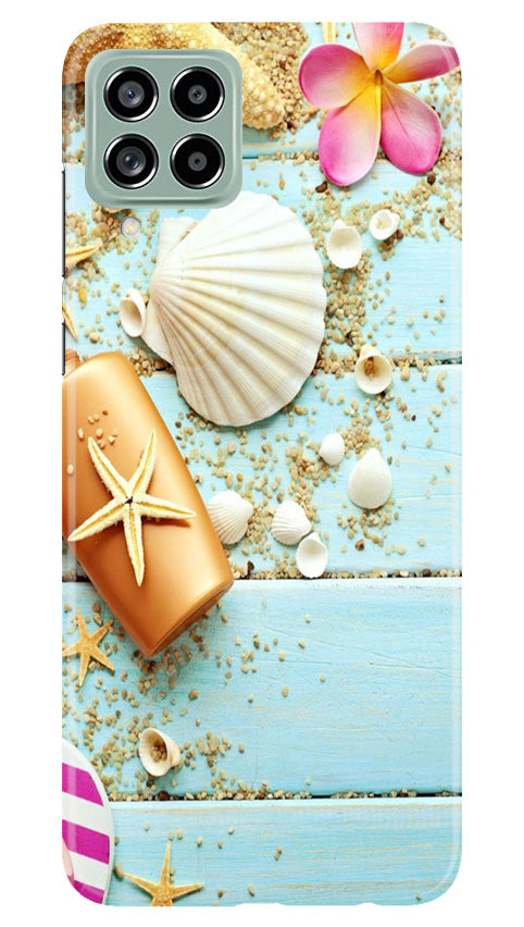 Sea Shells Mobile Back Case for Samsung Galaxy M53 5G (Design - 63) Sea Shells Case for Samsung Galaxy M53 5G