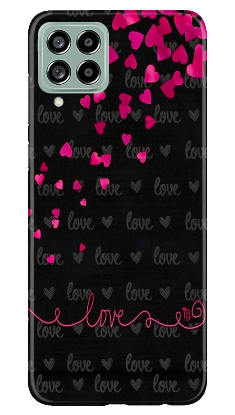 Love in Air Mobile Back Case for Samsung Galaxy M53 5G (Design - 89) Love in Air Case for Samsung Galaxy M53 5G