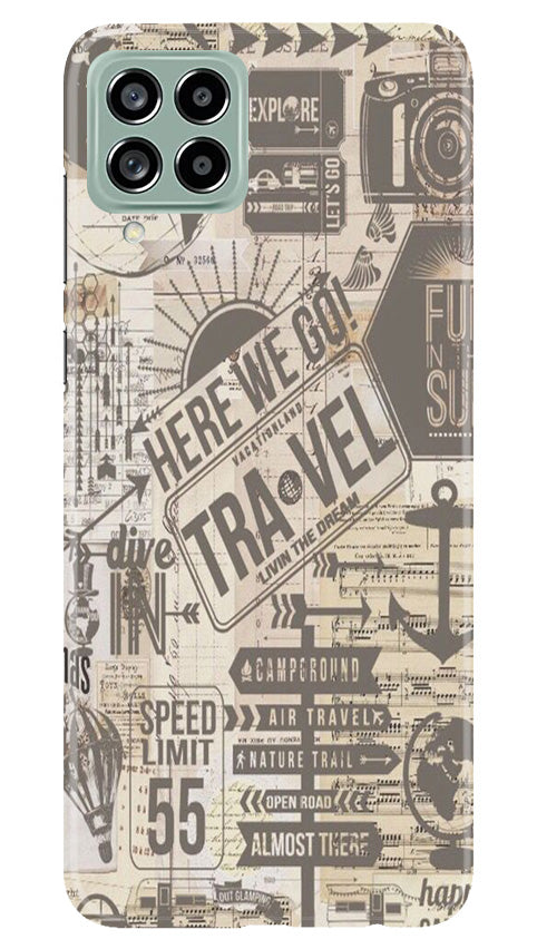 Travel Mobile Back Case for Samsung Galaxy M53 5G (Design - 104) Travel Case for Samsung Galaxy M53 5G (Design - 104)