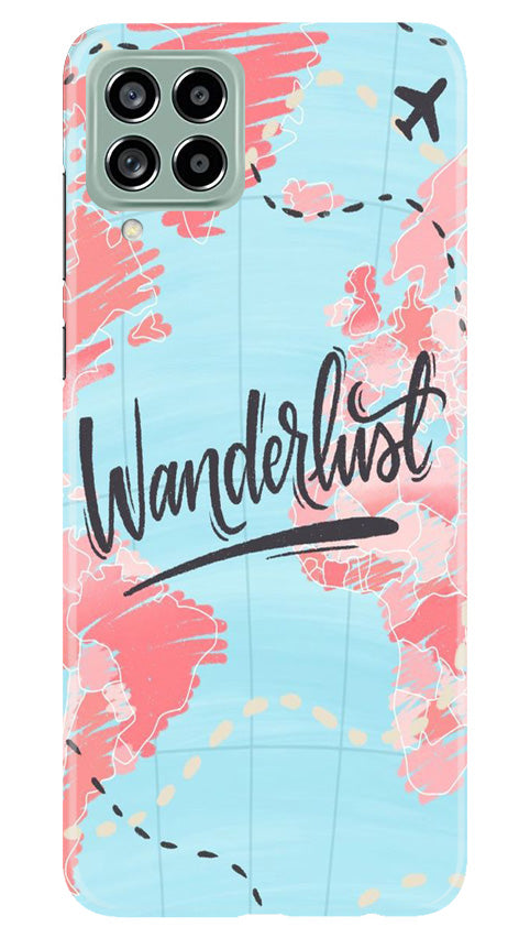 Wonderlust Travel Mobile Back Case for Samsung Galaxy M53 5G (Design - 192) Wonderlust Travel Case for Samsung Galaxy M53 5G (Design No. 192)