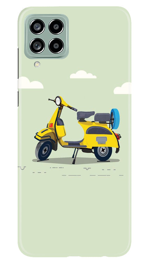 Vintage Scooter Mobile Back Case for Samsung Galaxy M53 5G (Design - 229) Vintage Scooter Case for Samsung Galaxy M53 5G (Design No. 229)
