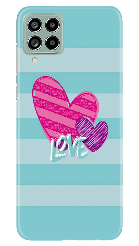Love Mobile Back Case for Samsung Galaxy M53 5G (Design - 261) Love Case for Samsung Galaxy M53 5G (Design No. 261)