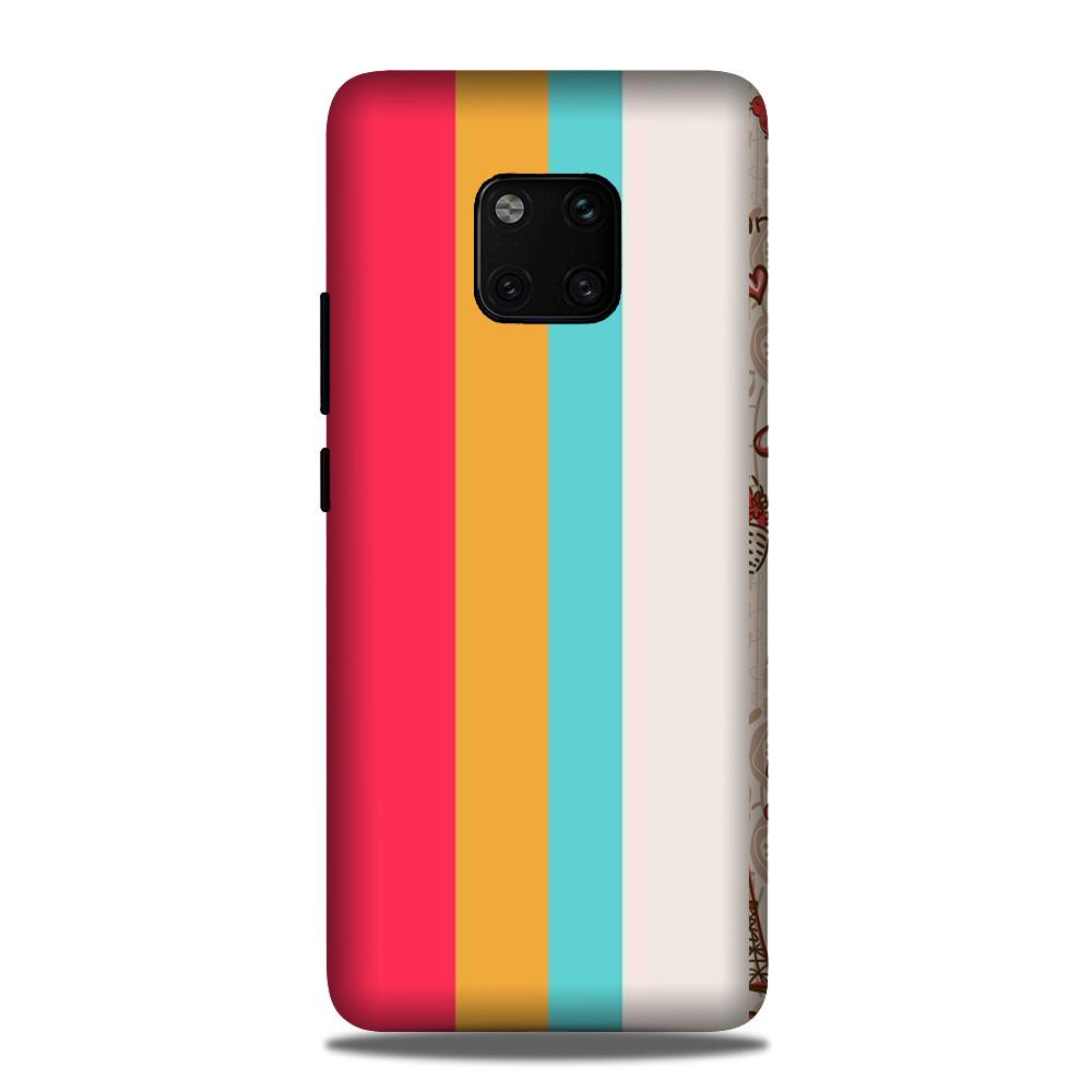 Color Pattern Mobile Back Case for Huawei Mate 20 Pro (Design - 369) Color Pattern Mobile Back Case for Huawei Mate 20 Pro (Design - 369)