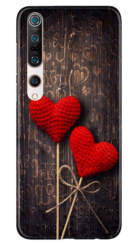 Red Hearts Mobile Back Case for Xiaomi Mi 10 (Design - 80) Red Hearts Case for Xiaomi Mi 10