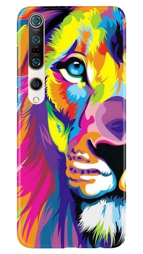 Colorful Lion Mobile Back Case for Xiaomi Mi 10 (Design - 110) Colorful Lion Case for Xiaomi Mi 10 (Design - 110)