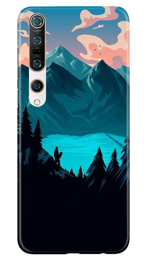 Mountains Mobile Back Case for Xiaomi Mi 10 (Design - 186) Mountains Case for Xiaomi Mi 10 (Design - 186)