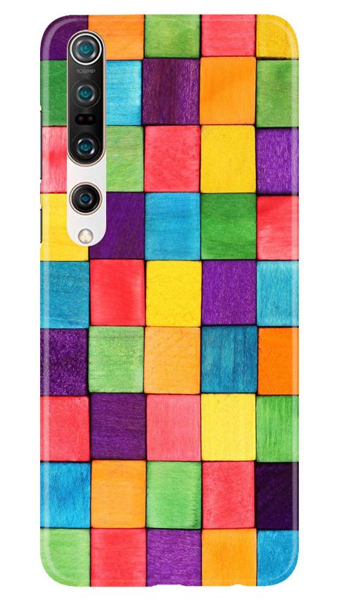 Colorful Square Mobile Back Case for Xiaomi Mi 10 (Design - 218) Colorful Square Case for Xiaomi Mi 10 (Design No. 218)