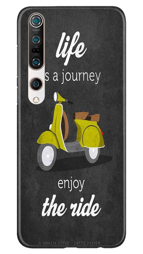 Life is a Journey Mobile Back Case for Xiaomi Mi 10 (Design - 261) Life is a Journey Case for Xiaomi Mi 10 (Design No. 261)