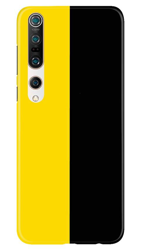 Black Yellow Pattern Mobile Back Case for Xiaomi Mi 10 (Design - 397) Black Yellow Pattern Mobile Back Case for Xiaomi Mi 10 (Design - 397)