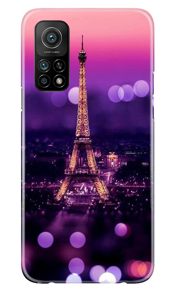 Eiffel Tower Mobile Back Case for Mi 10T (Design - 86) Eiffel Tower Case for Mi 10T