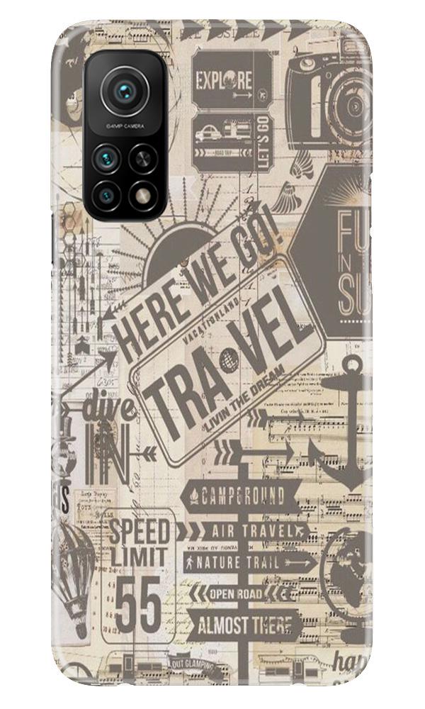 Travel Mobile Back Case for Mi 10T (Design - 104) Travel Case for Mi 10T (Design - 104)