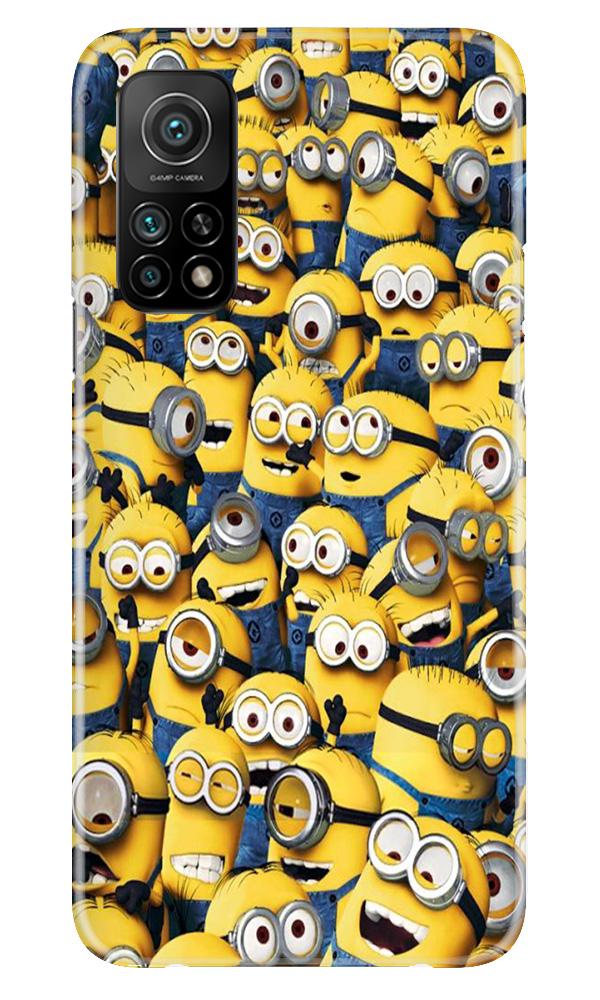 Minions Mobile Back Case for Mi 10T (Design - 126) Minions Case for Mi 10T (Design - 126)