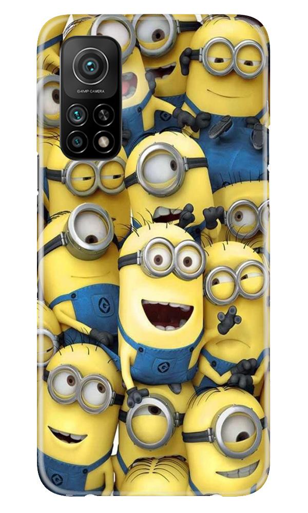 Minions Mobile Back Case for Mi 10T (Design - 127) Minions Case for Mi 10T (Design - 127)