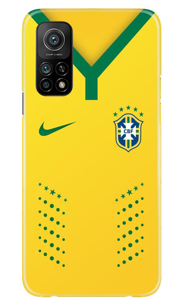Brazil Mobile Back Case for Mi 10T (Design - 176) Brazil Case for Mi 10T (Design - 176)