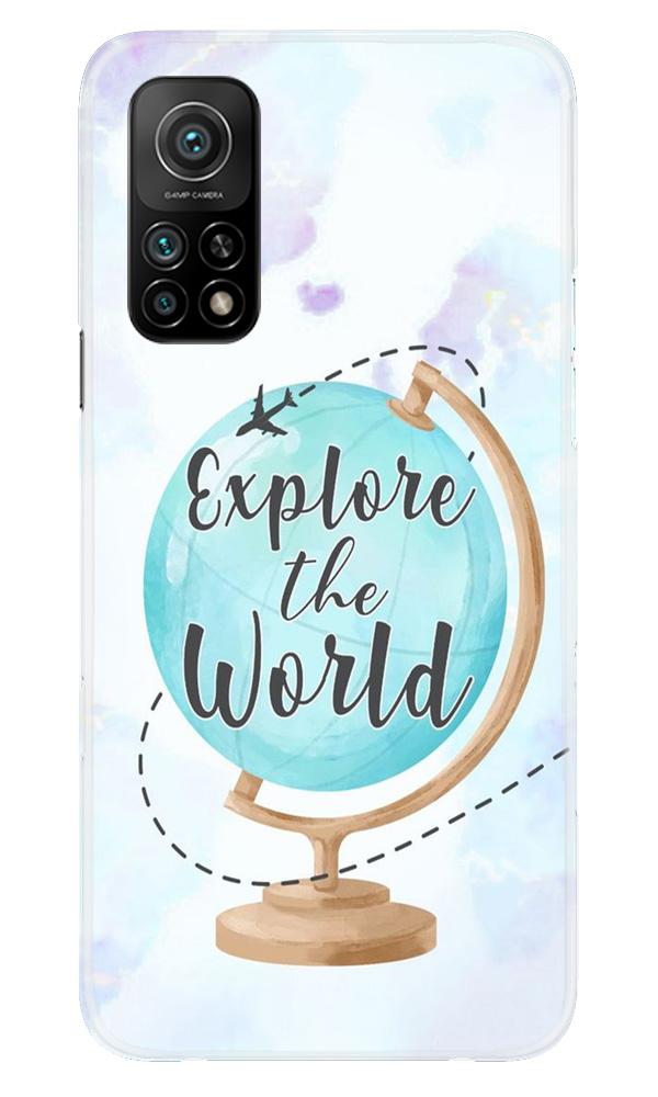 Explore the World Mobile Back Case for Mi 10T (Design - 207) Explore the World Case for Mi 10T (Design No. 207)