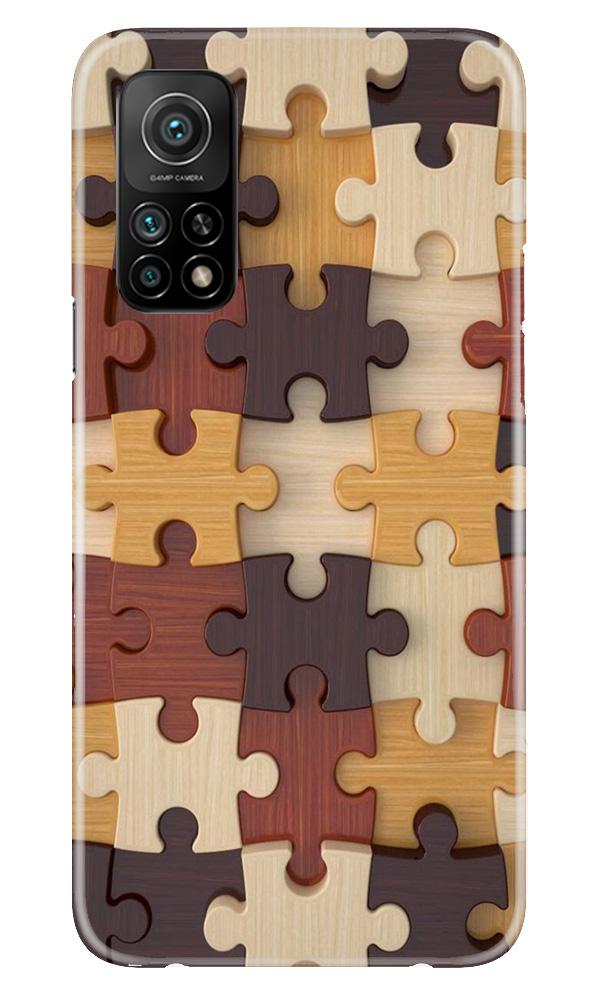Puzzle Pattern Mobile Back Case for Mi 10T (Design - 217) Puzzle Pattern Case for Mi 10T (Design No. 217)