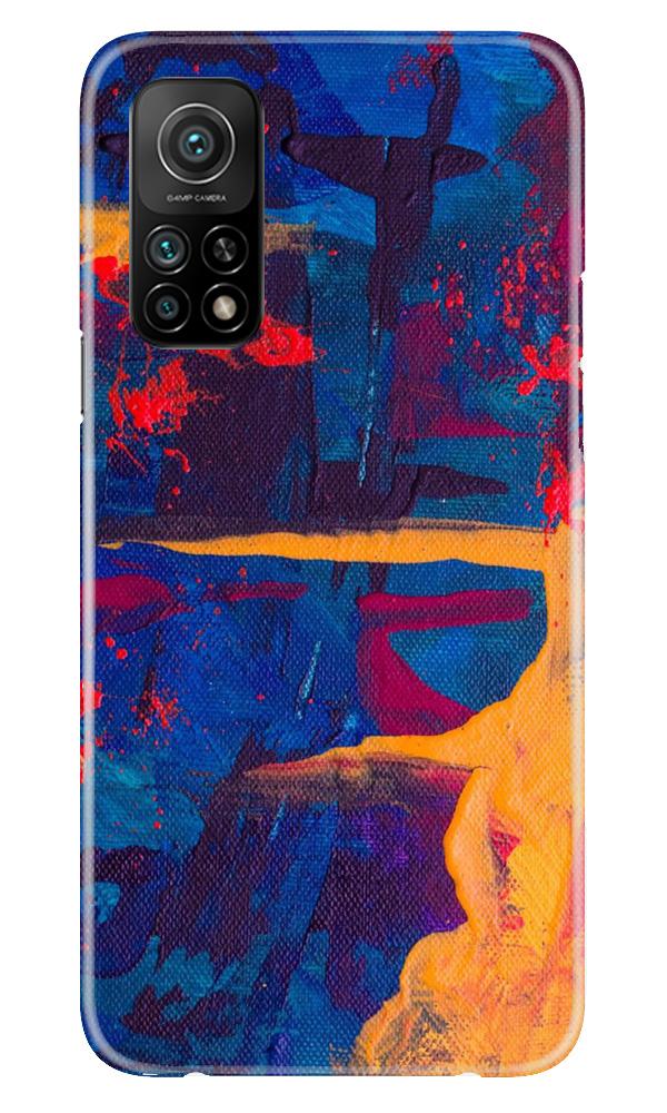 Modern Art Mobile Back Case for Mi 10T (Design - 238) Modern Art Case for Mi 10T (Design No. 238)