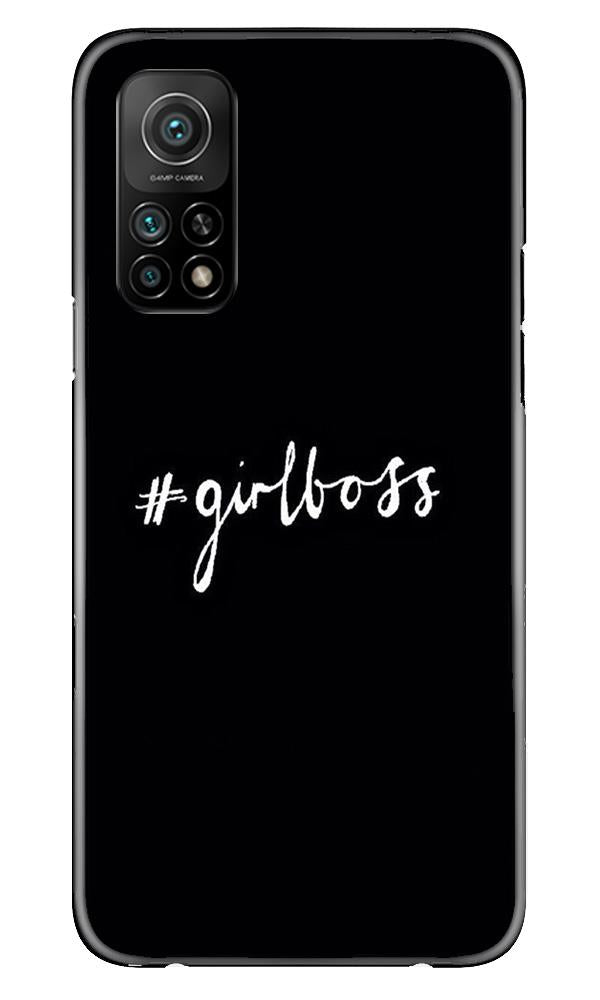 #GirlBoss Mobile Back Case for Mi 10T (Design - 266) #GirlBoss Case for Mi 10T (Design No. 266)