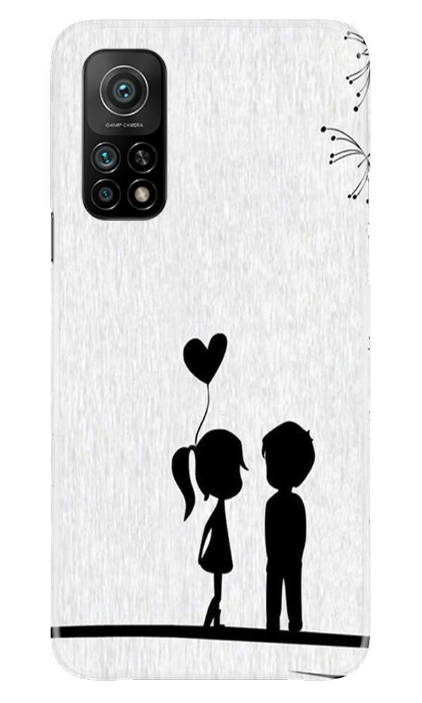 Cute Kid Couple Mobile Back Case for Mi 10T (Design - 283) Cute Kid Couple Case for Mi 10T (Design No. 283)