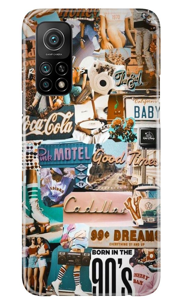 Vintage Design Mobile Back Case for Mi 10T (Design - 284) Vintage Design Case for Mi 10T (Design No. 284)