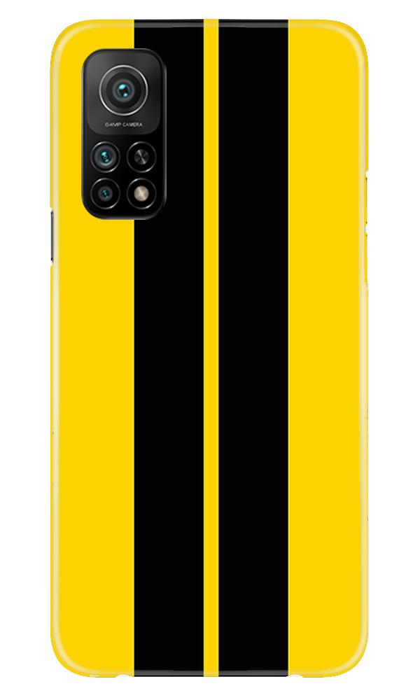 Black Yellow Pattern Mobile Back Case for Mi 10T (Design - 377) Black Yellow Pattern Mobile Back Case for Mi 10T (Design - 377)