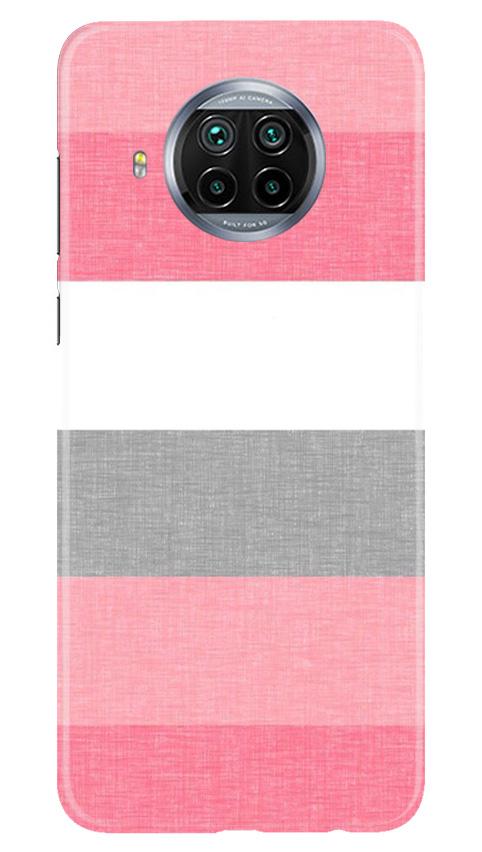Pink white pattern Mobile Back Case for Xiaomi Mi 10i (Design - 55) Pink white pattern Case for Xiaomi Mi 10i