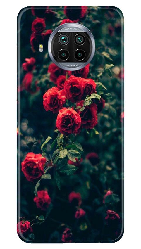 Red Rose Mobile Back Case for Xiaomi Mi 10i (Design - 66) Red Rose Case for Xiaomi Mi 10i