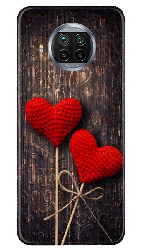 Red Hearts Mobile Back Case for Xiaomi Mi 10i (Design - 80) Red Hearts Case for Xiaomi Mi 10i