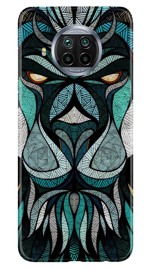 Lion Mobile Back Case for Xiaomi Mi 10i (Design - 97) Lion Case for Xiaomi Mi 10i