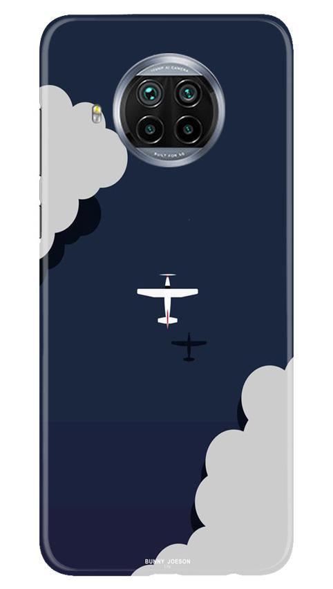 Clouds Plane Mobile Back Case for Xiaomi Mi 10i (Design - 196) Clouds Plane Case for Xiaomi Mi 10i (Design - 196)