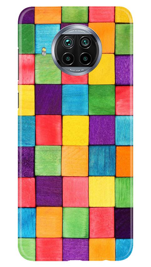 Colorful Square Mobile Back Case for Xiaomi Mi 10i (Design - 218) Colorful Square Case for Xiaomi Mi 10i (Design No. 218)