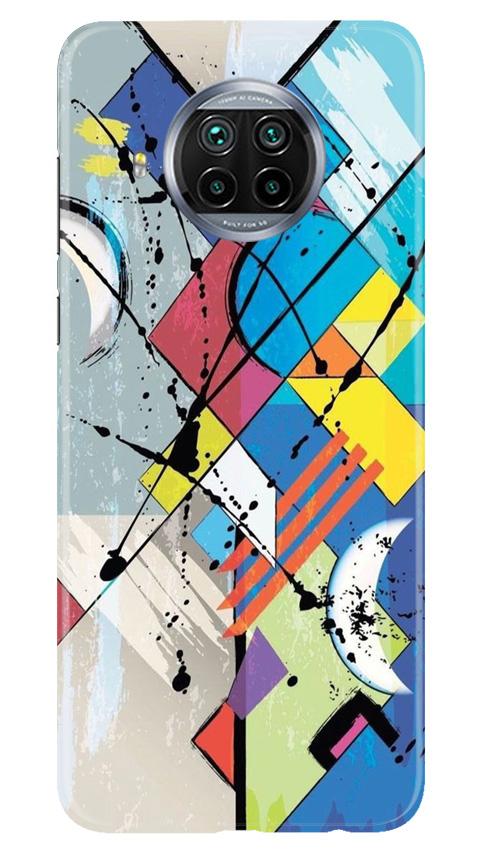 Modern Art Mobile Back Case for Xiaomi Mi 10i (Design - 235) Modern Art Case for Xiaomi Mi 10i (Design No. 235)