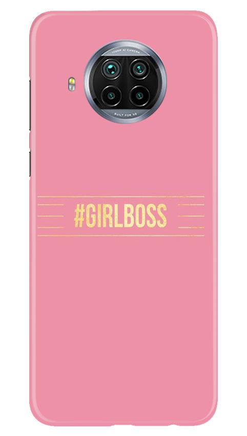 Girl Boss Pink Mobile Back Case for Xiaomi Mi 10i (Design - 263) Girl Boss Pink Case for Xiaomi Mi 10i (Design No. 263)