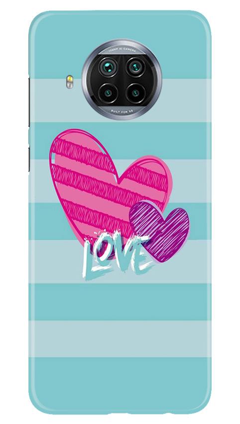 Love Mobile Back Case for Xiaomi Mi 10i (Design - 299) Love Case for Xiaomi Mi 10i (Design No. 299)