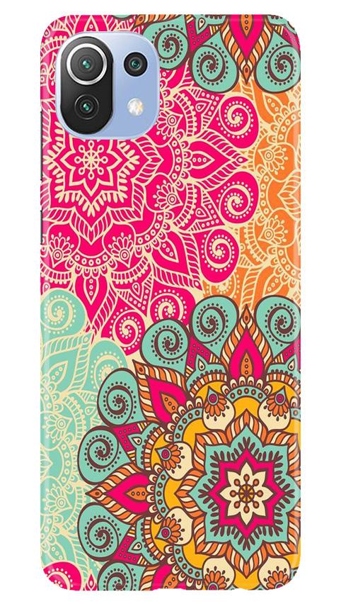Rangoli art2 Mobile Back Case for Mi 11 Lite 5G (Design - 29) Rangoli art2 Case for Mi 11 Lite 5G