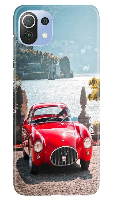 Vintage Car Mobile Back Case for Mi 11 Lite 5G (Design - 51) Vintage Car Case for Mi 11 Lite 5G