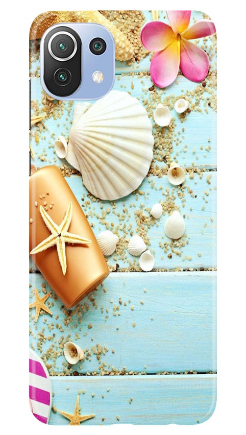 Sea Shells Mobile Back Case for Mi 11 5G (Design - 63) Sea Shells Case for Mi 11 5G