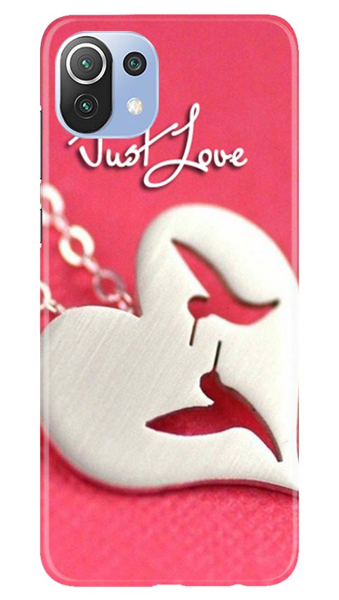 Just love Mobile Back Case for Mi 11 5G (Design - 88) Just love Case for Mi 11 5G