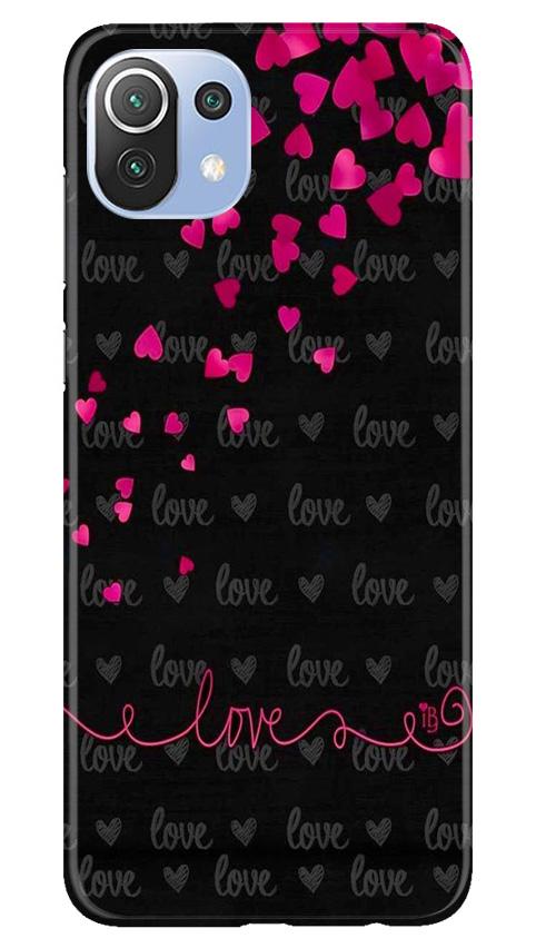 Love in Air Mobile Back Case for Mi 11 Lite 5G (Design - 89) Love in Air Case for Mi 11 Lite 5G