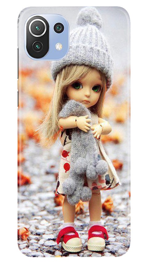 Cute Doll Mobile Back Case for Mi 11 5G (Design - 93) Cute Doll Case for Mi 11 5G